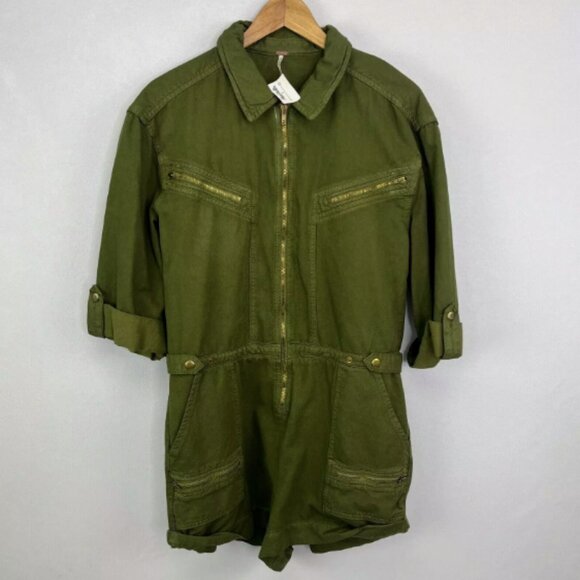 Free People Isla Flight Romper - Picture 2 of 16